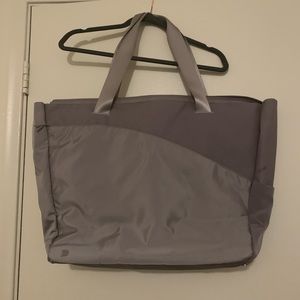 Large Gray Tote/Weekender Bag